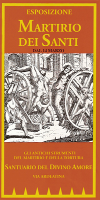 Esposizione 'Martirio dei Santi'