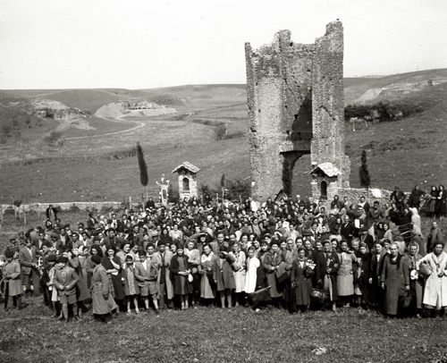 La Torre del Primo miracolo in una foto d'epoca